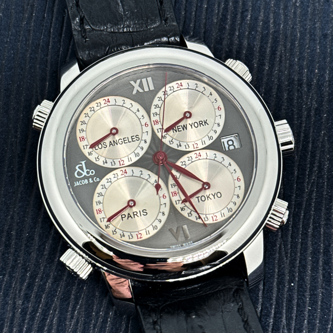 Jacob and Company Limited Edition Five Time Zone Automatic H-24 — Laura Milman New York