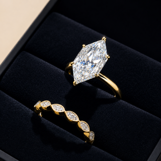 Dutch Marquise Engagement Ring (Set) - Laura Milman New York
