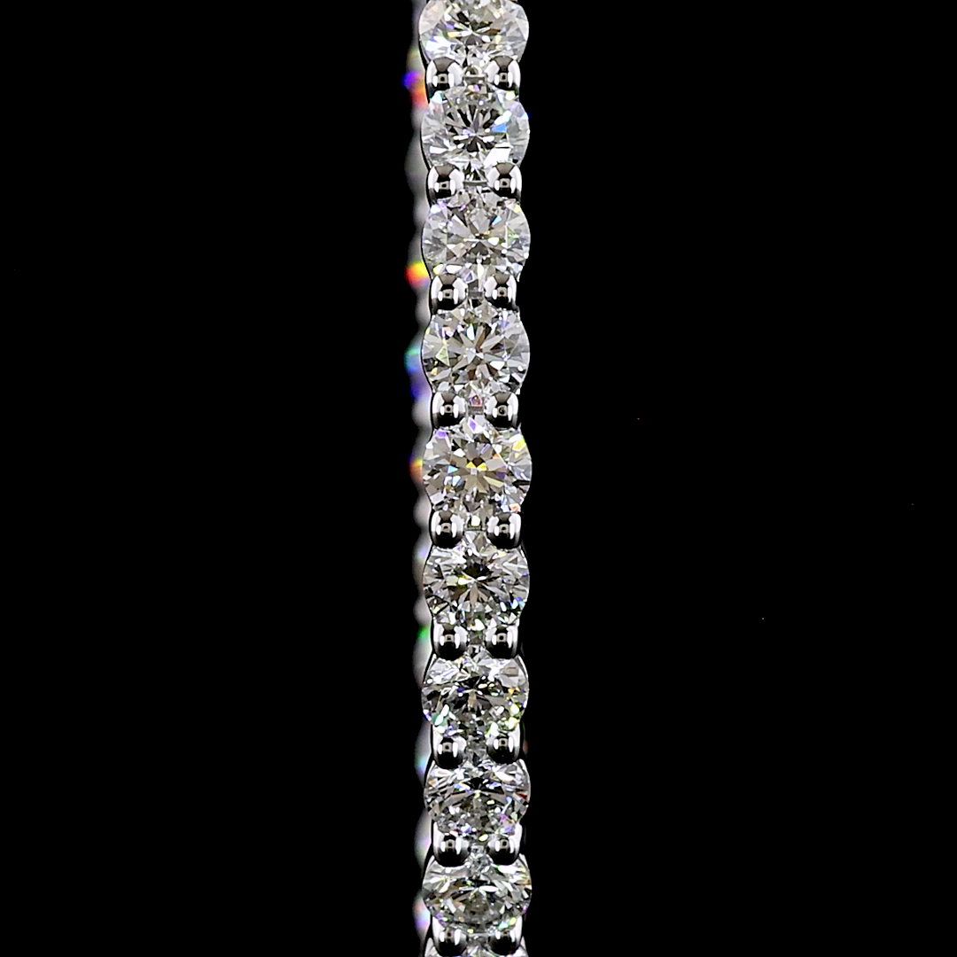 2.01 CT Round Lab Grown Diamond Hoop Earrings in Sterling Silver — Laura Milman New York