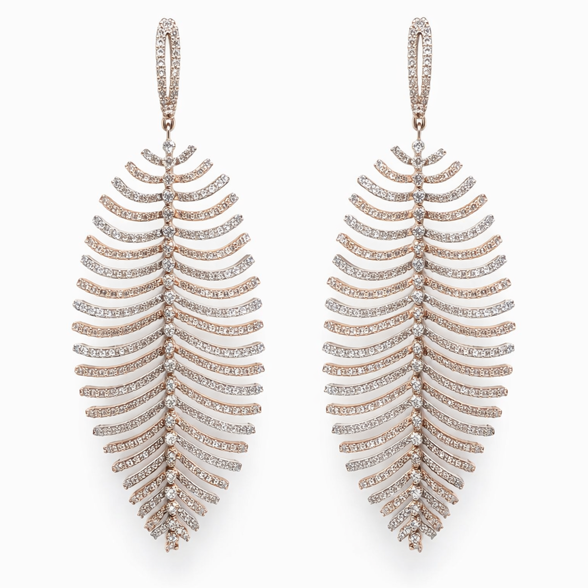 Feather Drop Earrings - Laura Milman New York