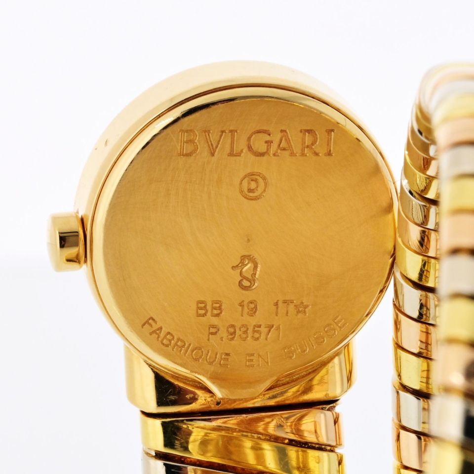 Bvlgari Serpenti Tubogas 18K Tri-Color Gold Vintage Watch