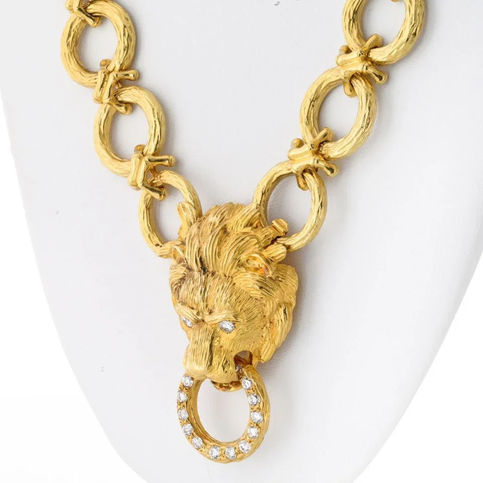 Van Cleef & Arpels 18K Yellow Gold 30 Inches Convertable Bracelet Brooch Necklace — view 4 — Laura Milman New York
