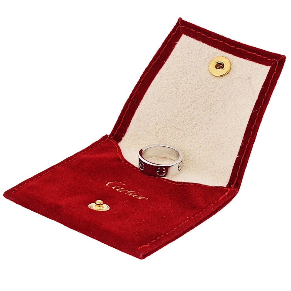 Cartier Love 18K White Gold Classic Ring — view 5 — Laura Milman New York