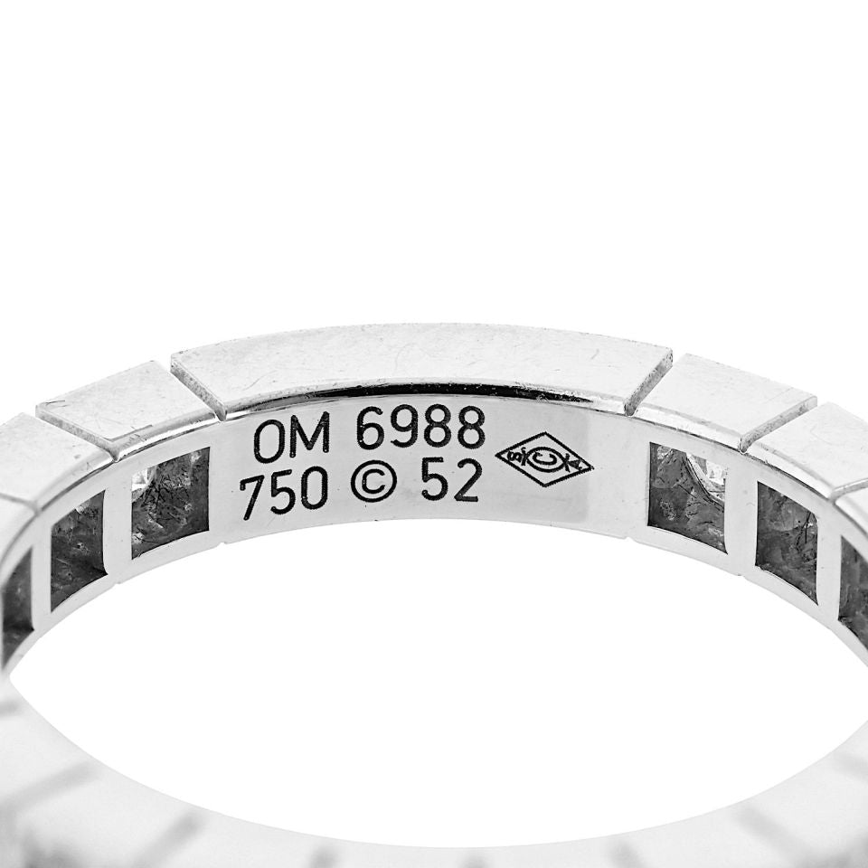 Cartier Lanieres 18K White Gold Lanieres Diamond, Eu 52 Ring — view 6 — Laura Milman New York