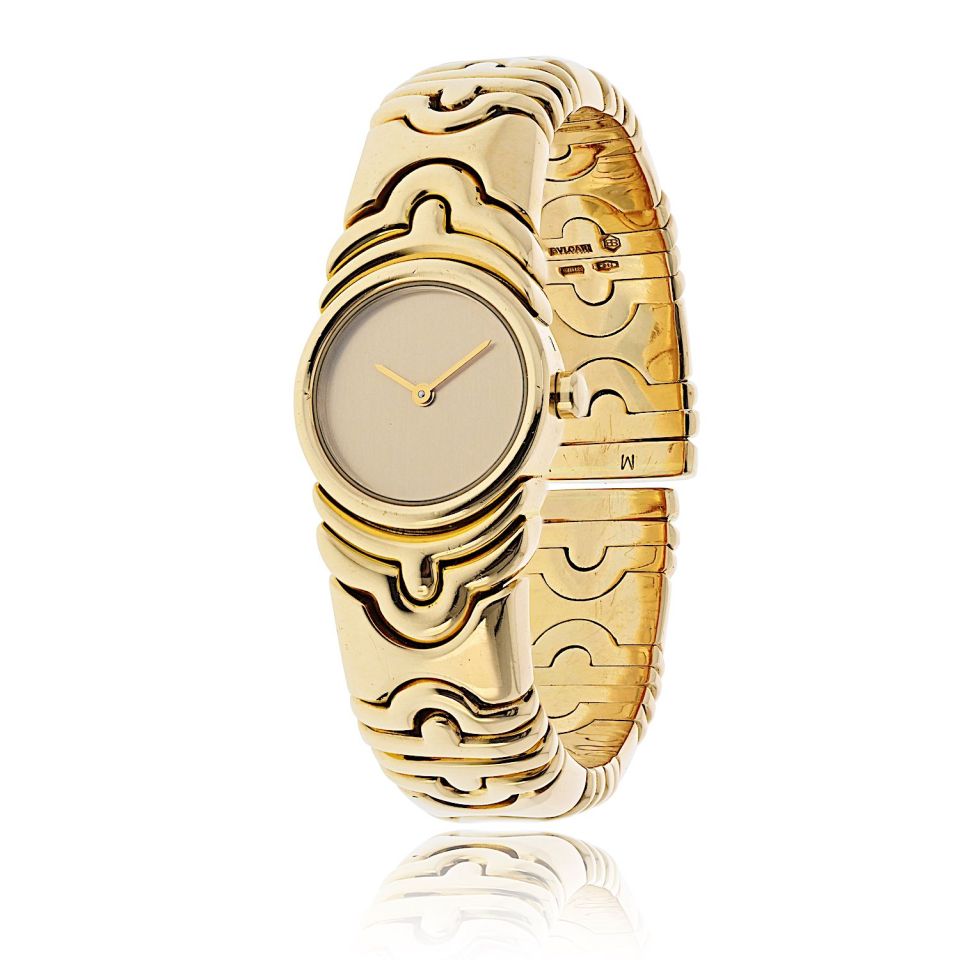Pre-Owned Bvlgari Parentesi 18K Yellow Gold BJ 01 H54486 Watch - Bvlgari Watch — Laura Milman New York