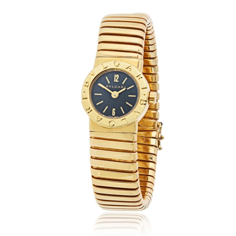Pre-Owned Bvlgari 18K Yellow Gold BB 19 2T Quartz Watch - Bvlgari Watch — Laura Milman New York