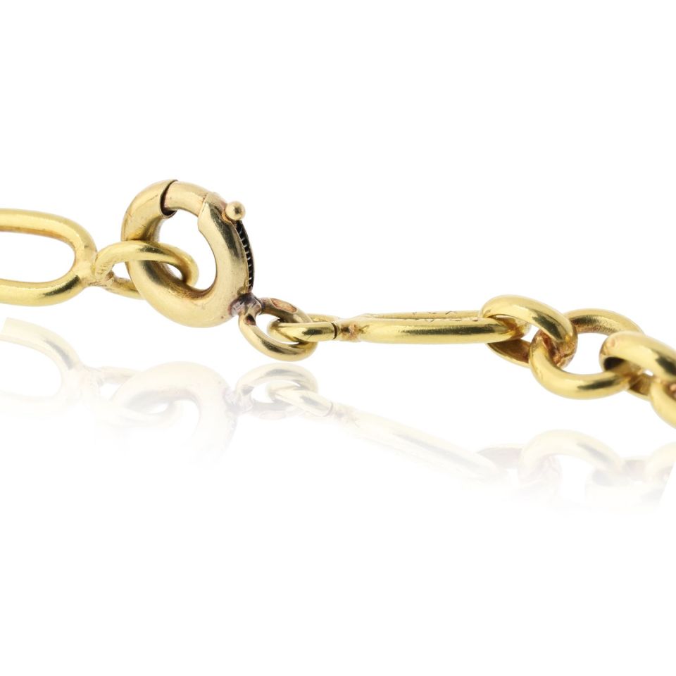 Van Cleef & Arpels 18K Yellow Gold 36 Inches Georges L'enfant Chain — view 7 — Laura Milman New York