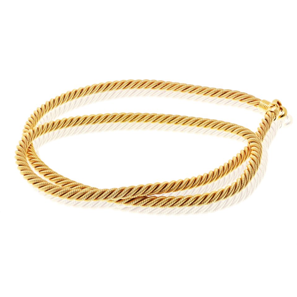 Tiffany & Co. 18K Yellow Gold Georges L'enfant Nautical Rope Chain 28 Inch Necklace — view 5 — Laura Milman New York