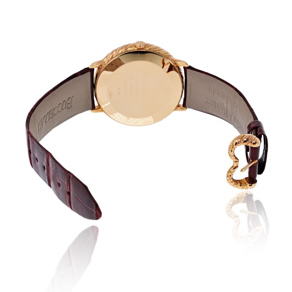 Pre-Owned Buccellati 18K Yellow Gold Audachron 5111 38.5mm Watch — view 8 — Laura Milman New York
