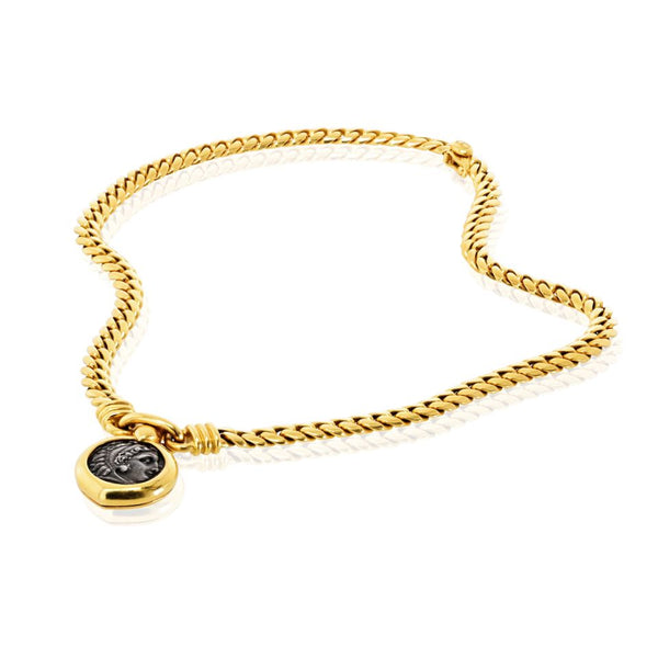 Bvlgari Monete 18K Yellow Gold Philippus III 323-319 Ac Circa 1982 Necklace — view 2