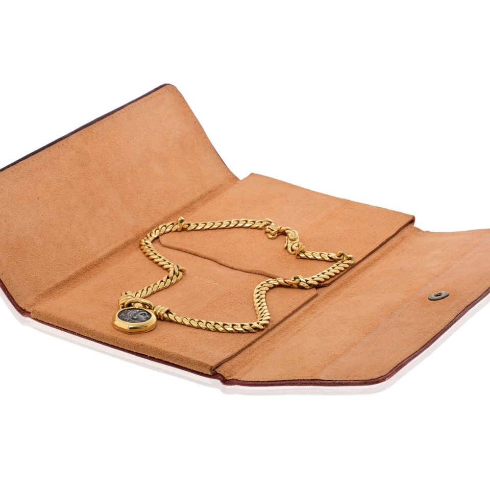Bvlgari Monete 18K Yellow Gold Philippus III 323-319 Ac Circa 1982 Necklace — view 5 — Laura Milman New York
