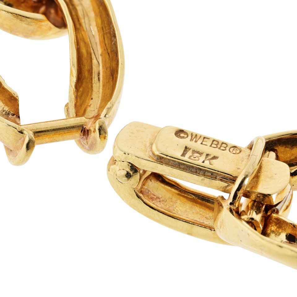 David Webb 18K Yellow Gold Crystal Pool Rock Crystal Necklace — view 7 — Laura Milman New York