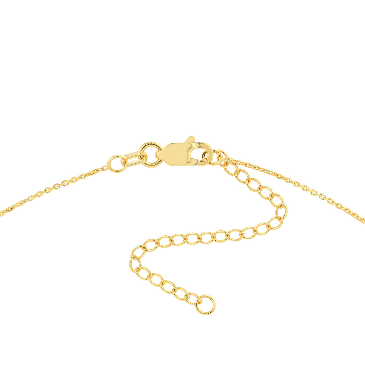 14K Gold Diamond Adjustable Necklace Diamond and Polished Bars Lariat Necklace