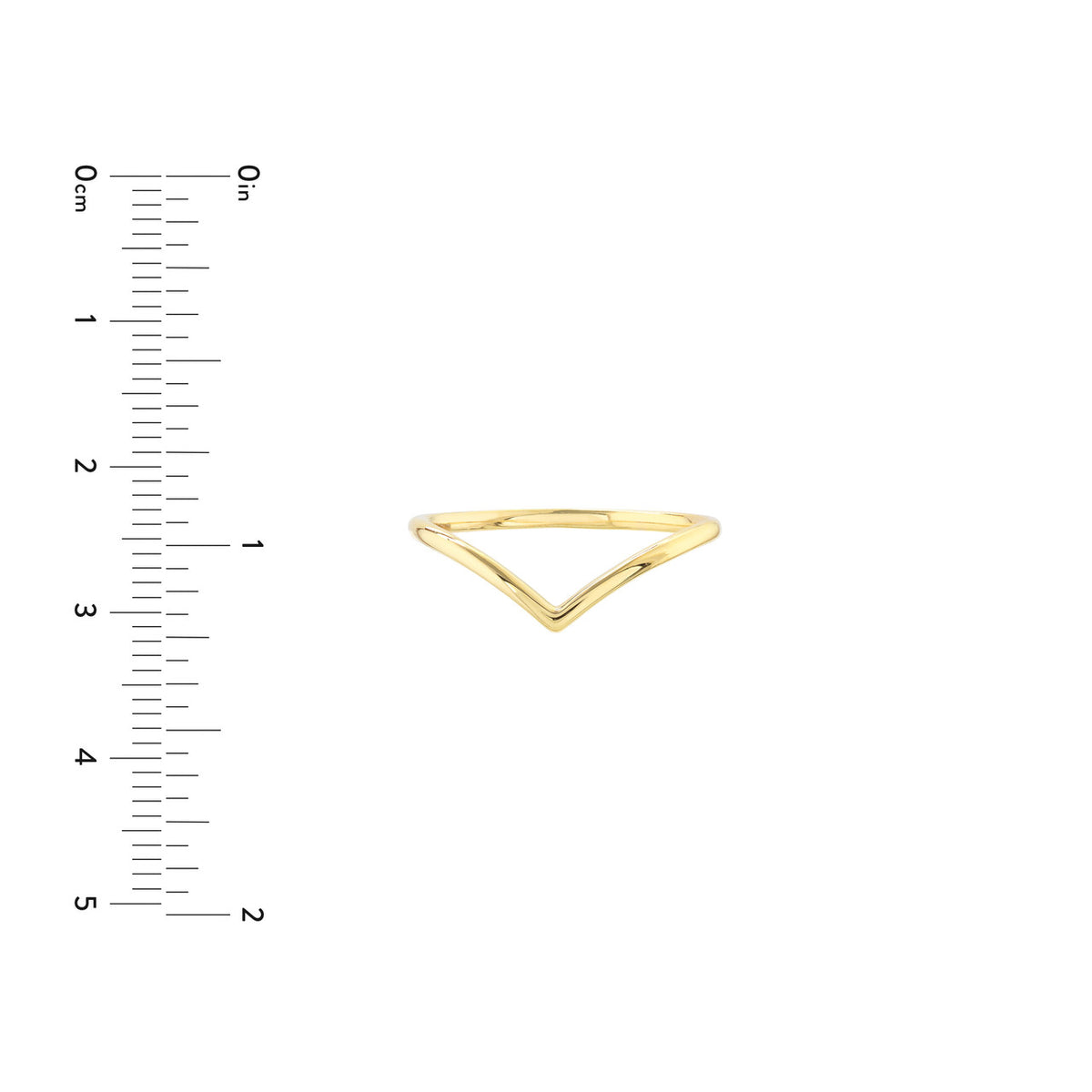 Chevron wire ring — additional product view 14 — Laura Milman New York