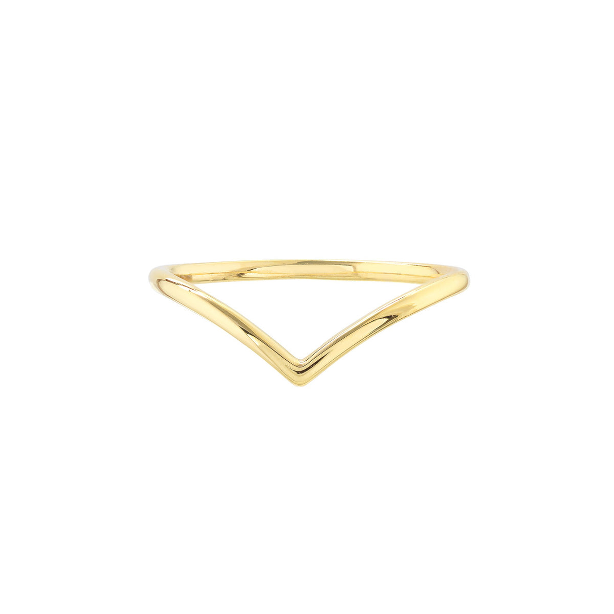 Chevron wire ring — additional product view 10 — Laura Milman New York
