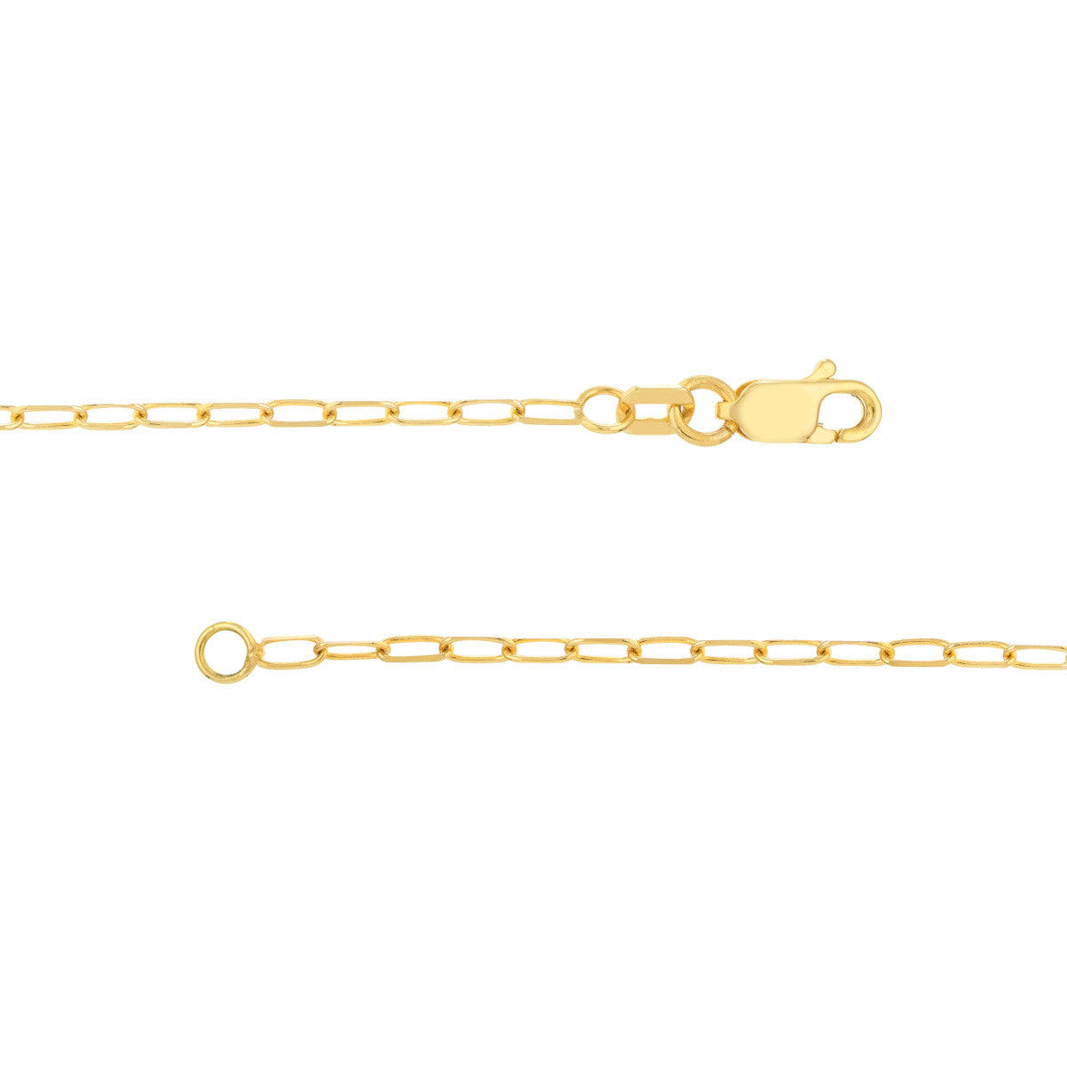 14K Gold Paperclip Chain Necklace Wind Rose Compass Medallion on Paper Clip Chai
