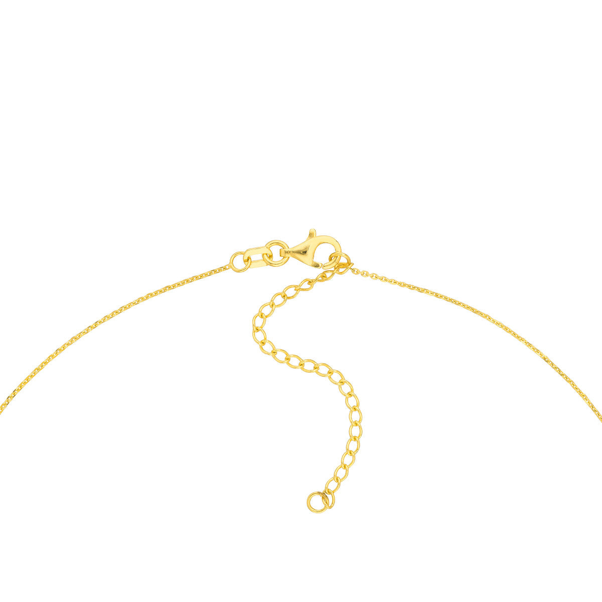 14K Gold Diamond Paperclip Link Chain Necklace Diamond Paper Clip Element Neckla