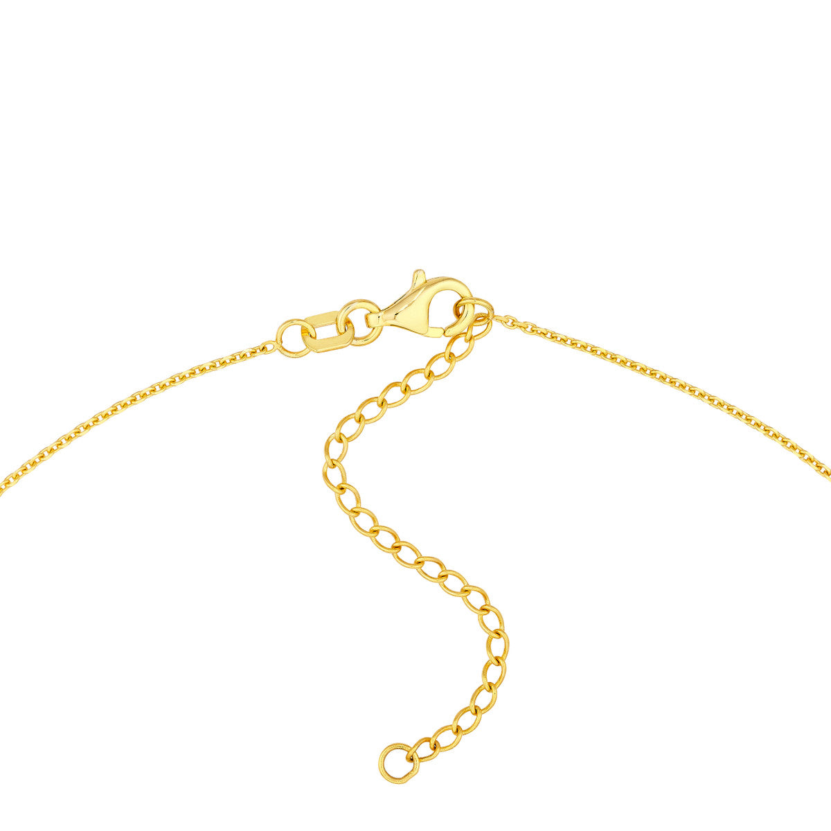 14K Gold Chain Adjustable Necklace Neon Pink Enamel Alternating Bar Necklace