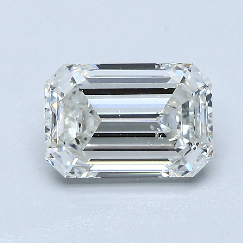 1.35ct Emerald Natural Diamond — H SI2, GIA Certified