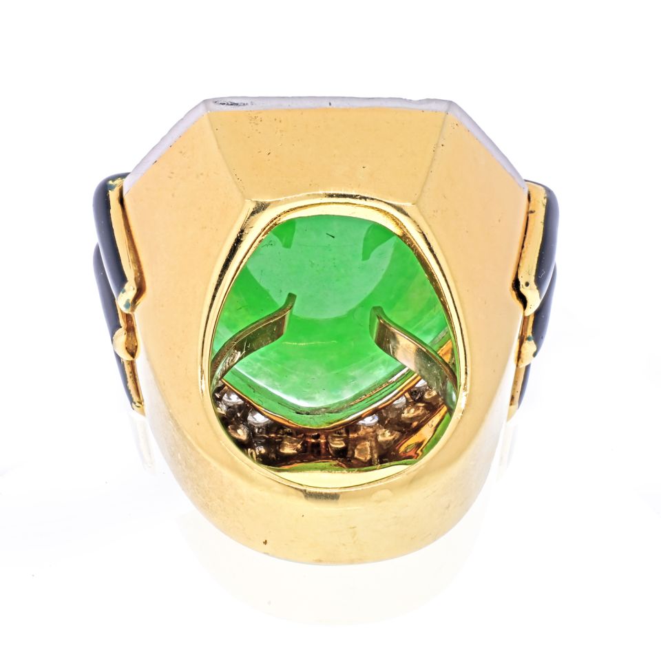 David Webb Estate Ring 18K Yellow Gold