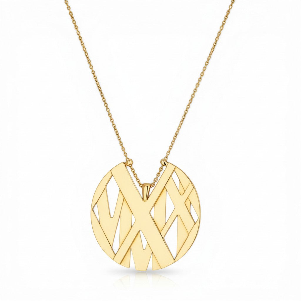 Pre-Owned Tiffany & Co. 18K Yellow Gold Atlas Large Model Necklace - Tiffany & Co. Necklace — Laura Milman New York