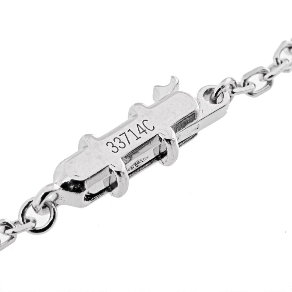 Cartier L'Egers Diamants Spotlight Necklace in 18K White Gold, 28-Inch Chain