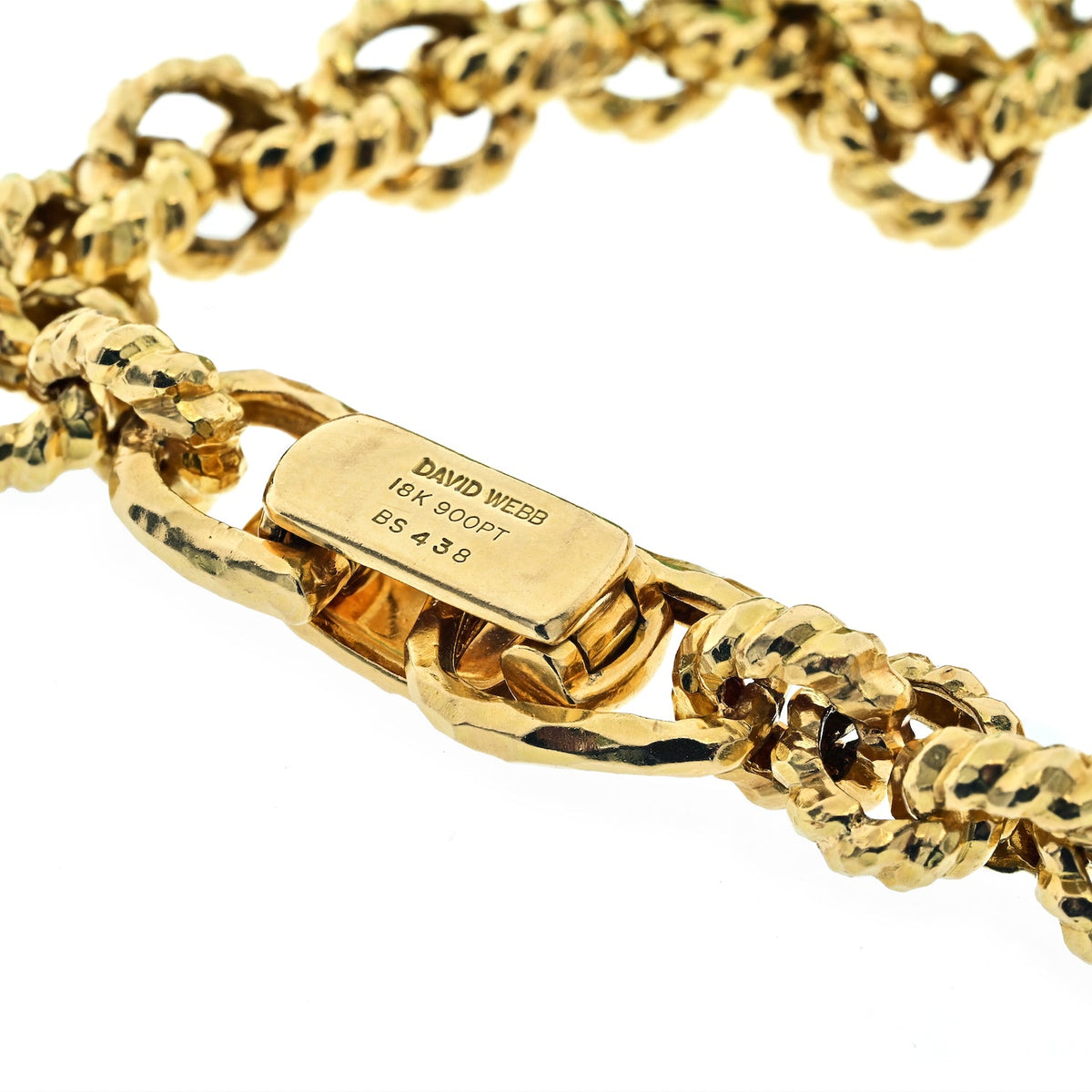 David Webb Jade Platinum & 18K Yellow Gold Jade, Diamond, Blue Enamel Necklace — view 10 — Laura Milman New York