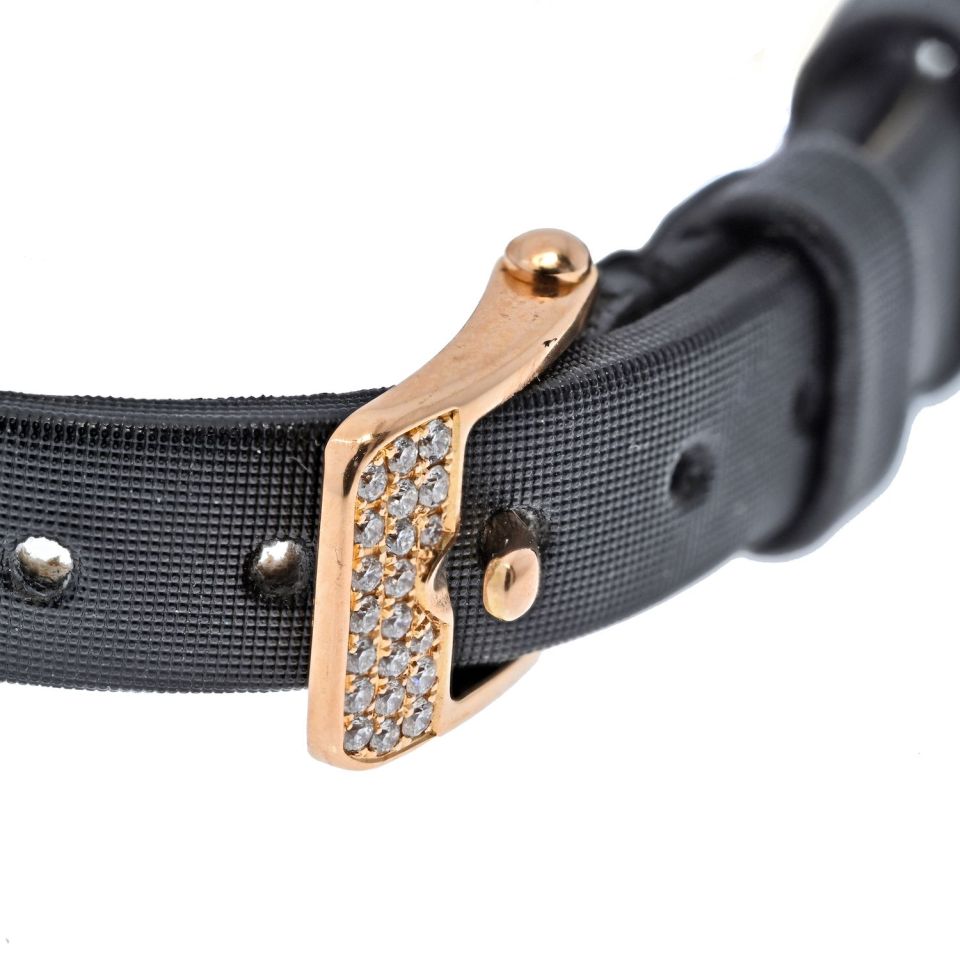 Van Cleef & Arpels 18K RG Diamond Alhambra Watch, 25mm