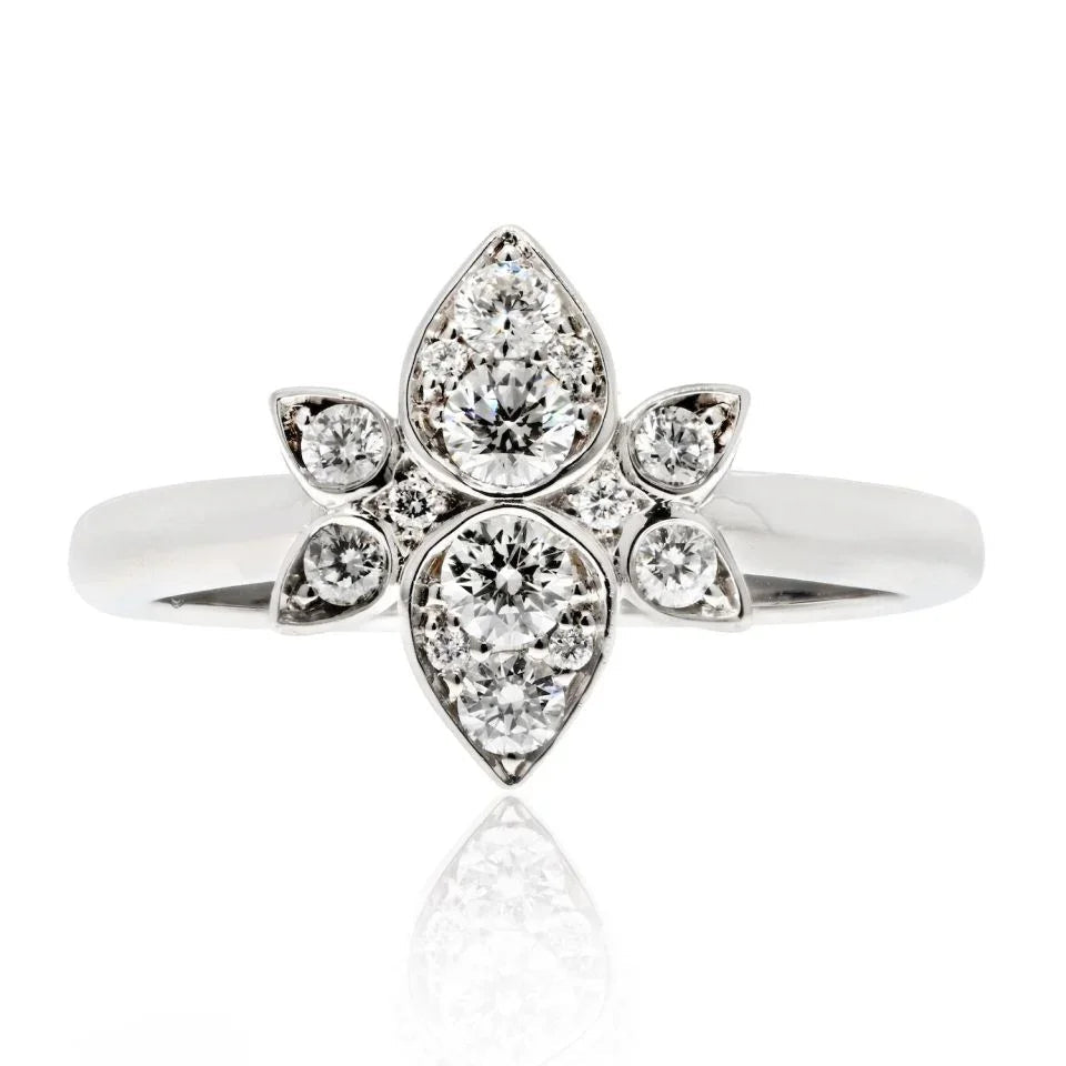 Cartier 18K White Gold Cartier Inde Mystérieuse Diamond Ring — Laura Milman New York