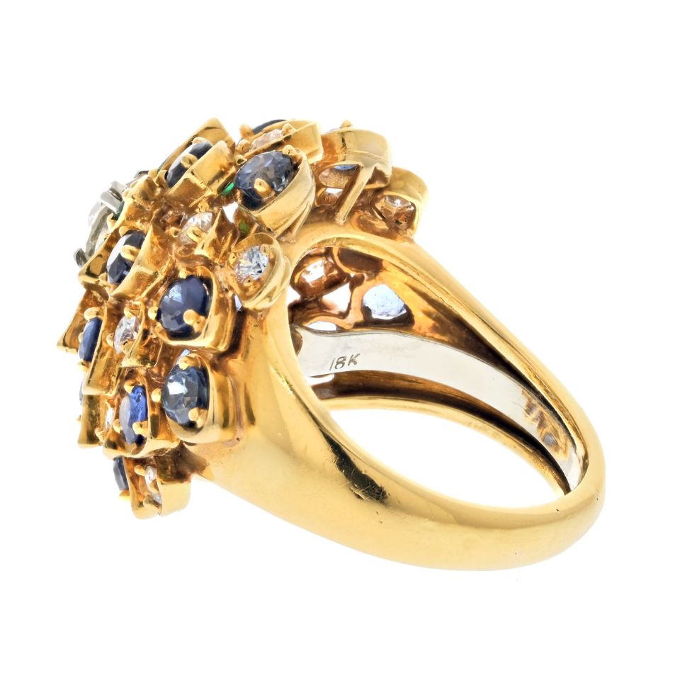 David Webb Estate Ring 18K Yellow Gold