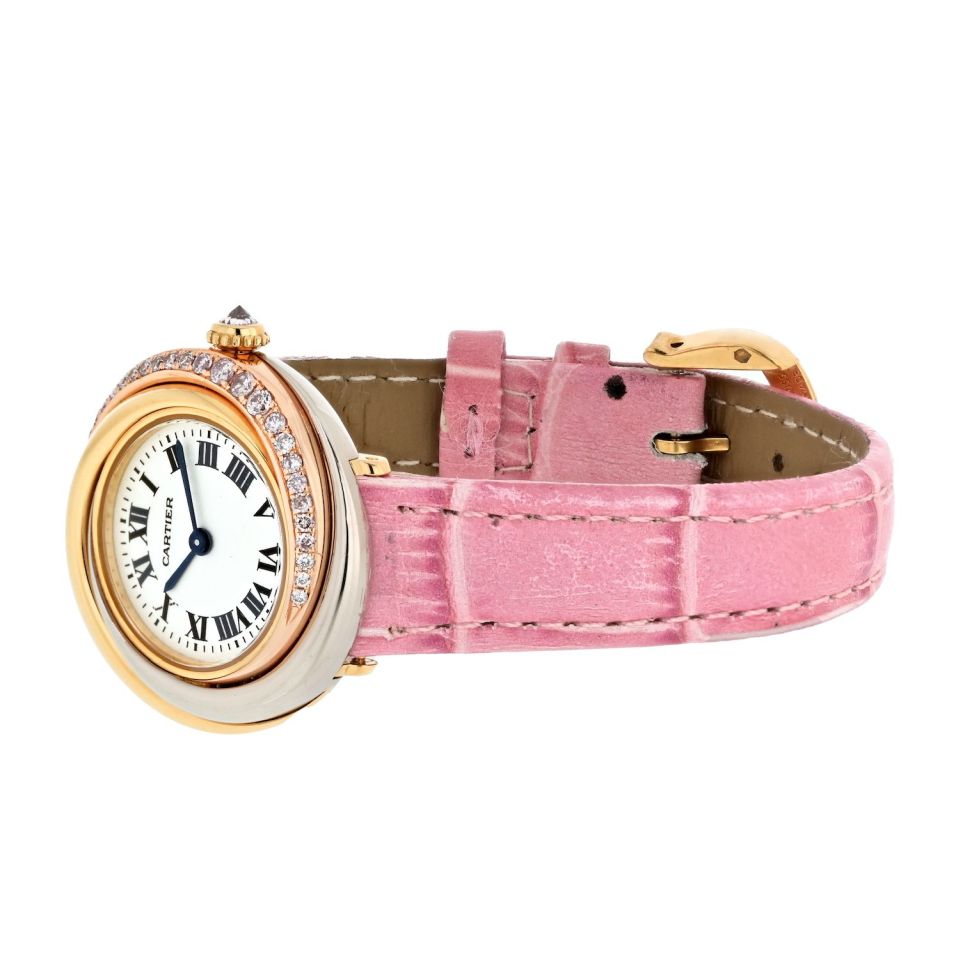 Cartier 18K Yellow Gold Trinity Quartz Watch, 27mm Case