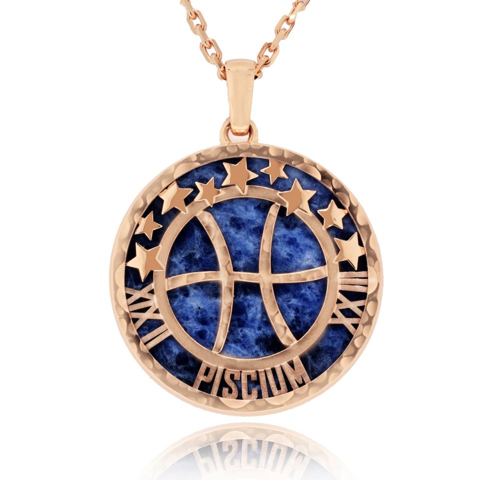 Van Cleef & Arpels 18K RG Zodiaque Necklace, 90" w/ Papers
