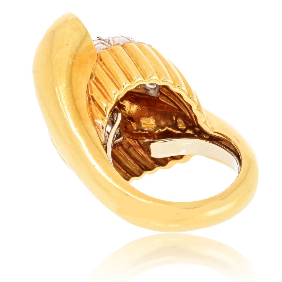 David Webb Estate Ring 18K Yellow Gold