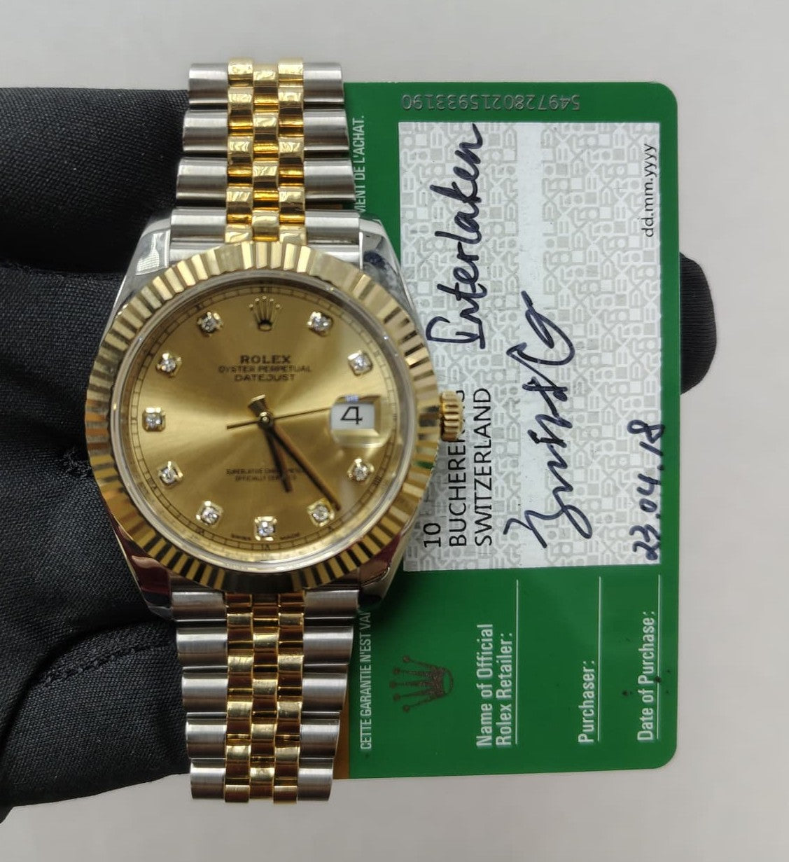 ROLEX DATEJUST 126333 — view 3 — Laura Milman New York
