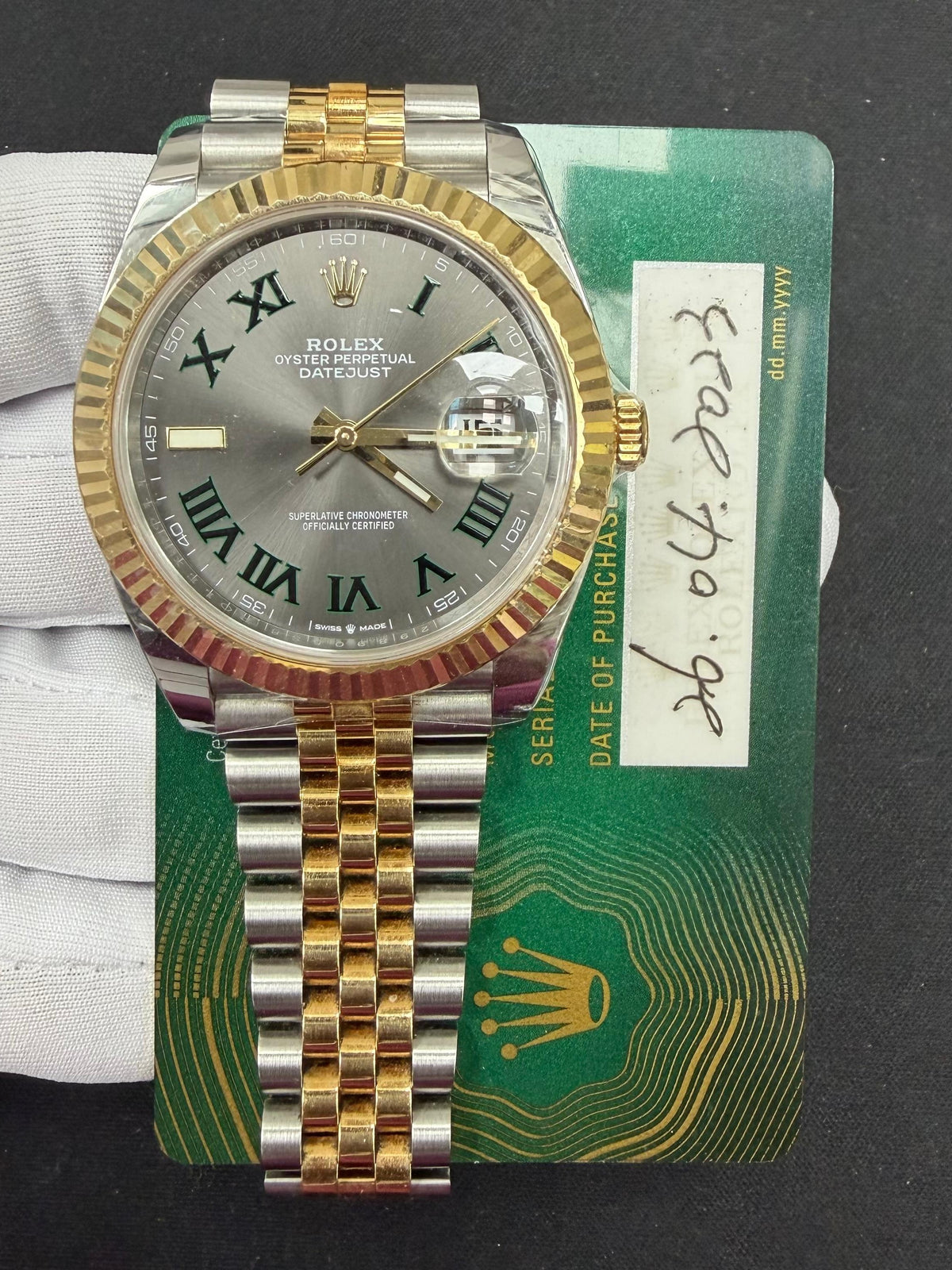 ROLEX DATEJUST 126333 — view 3 — Laura Milman New York