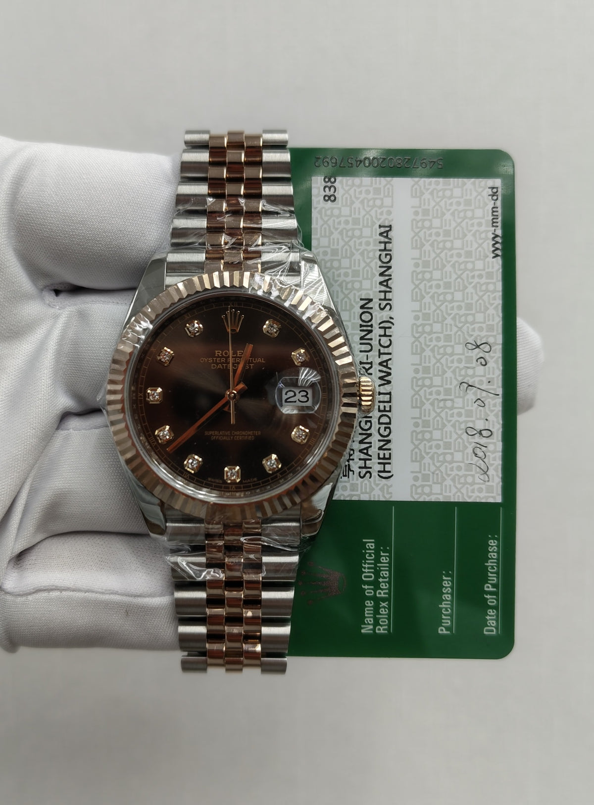 ROLEX DATEJUST 126331 — view 3 — Laura Milman New York