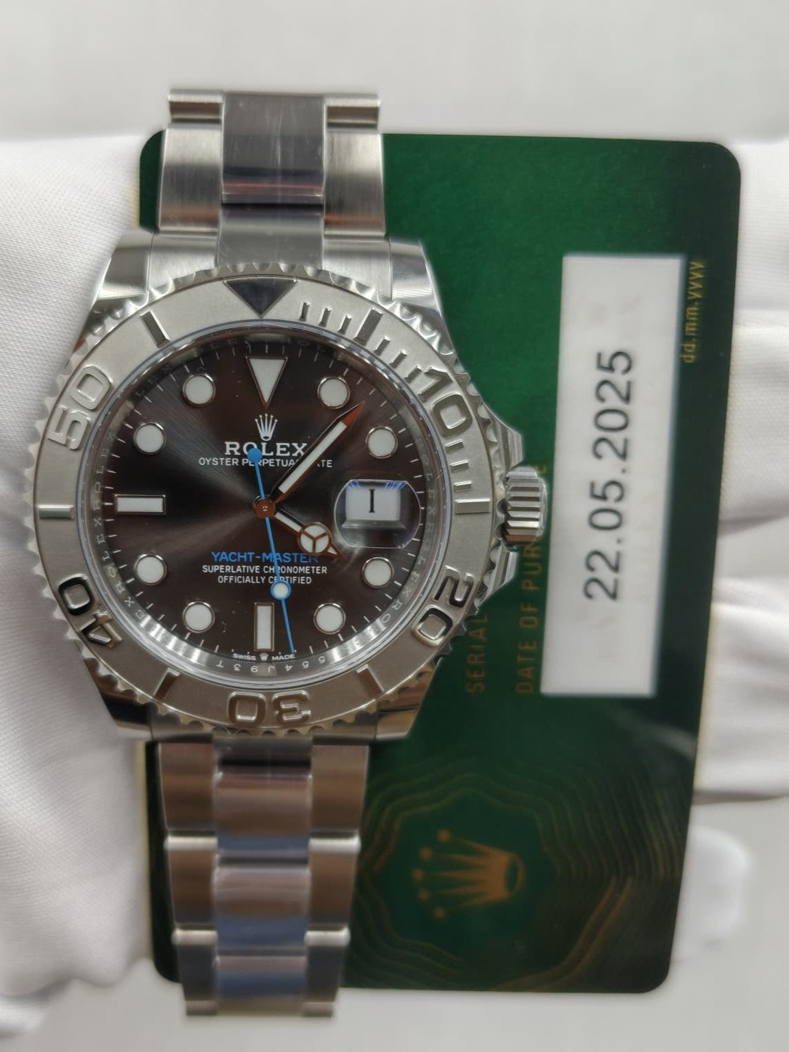 ROLEX YACHTMASTER 126622 — view 3 — Laura Milman New York