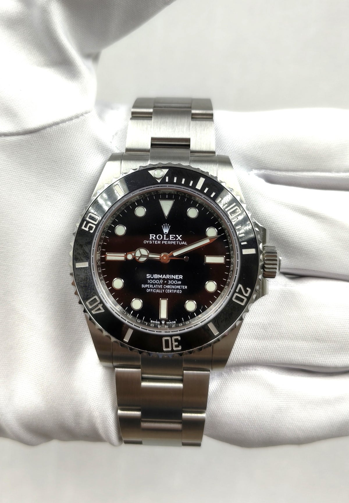 ROLEX SUBMARINER NO DATE 124060 — view 2 — Laura Milman New York