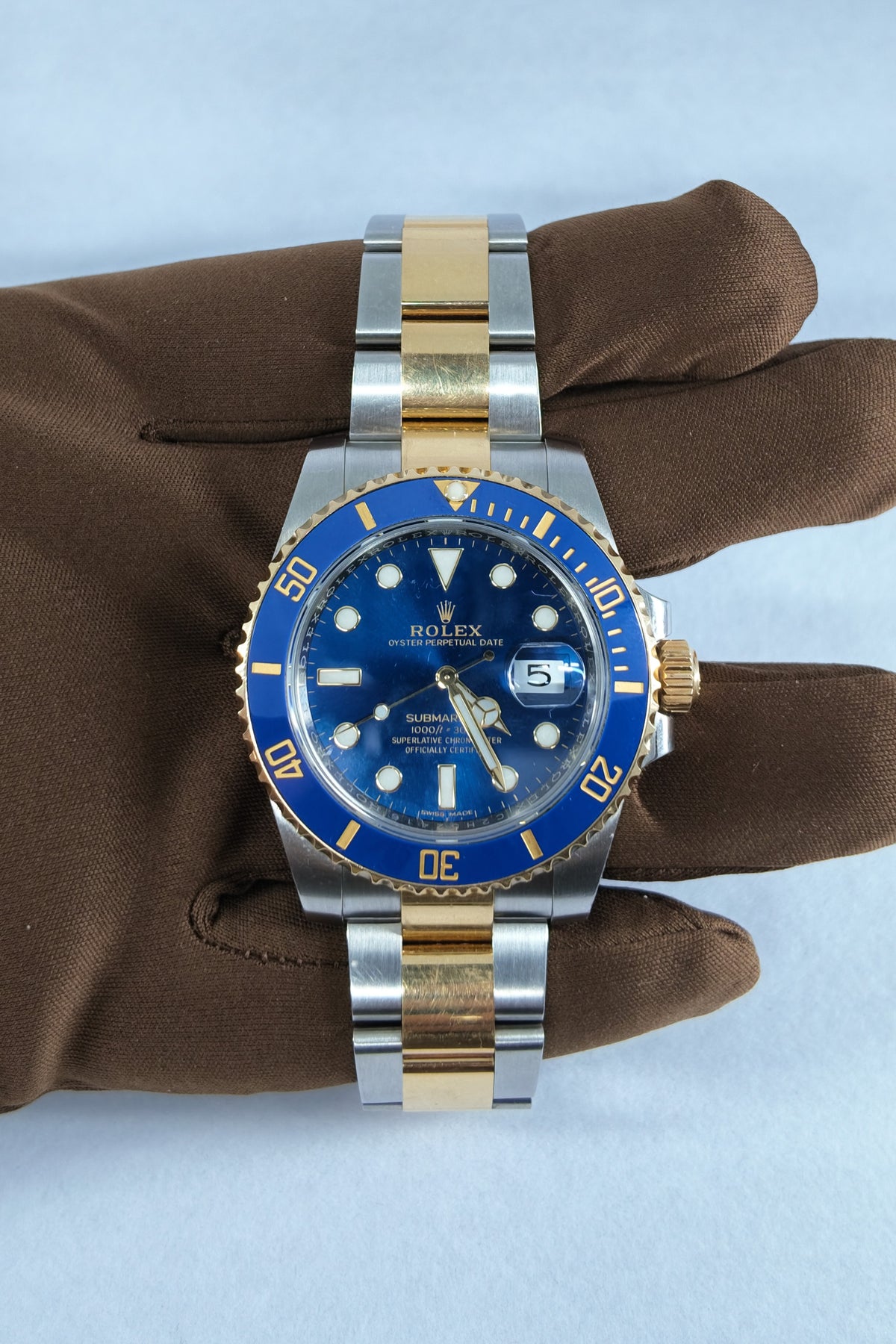 Pre-Owned Rolex Submariner Date 116613LB 40mm June 2020 — Laura Milman New York