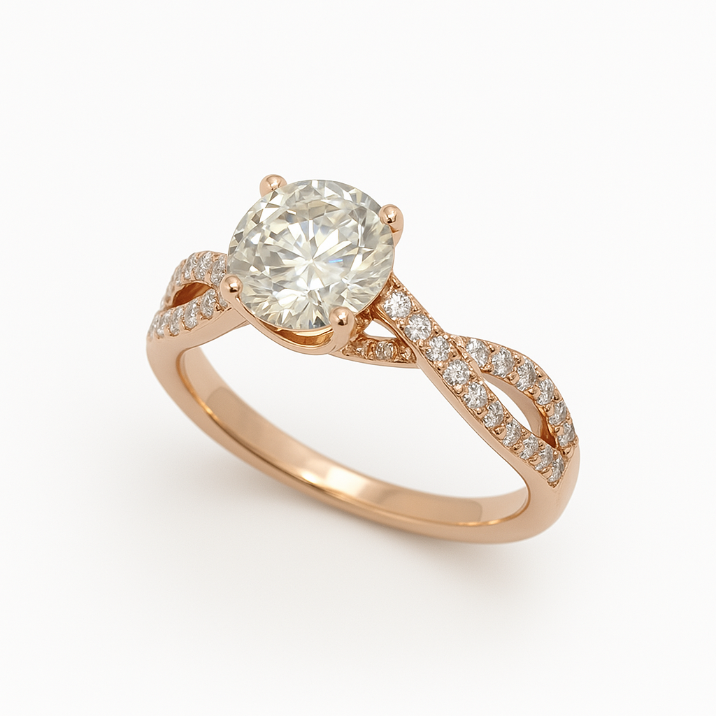 Petite Diamond Engagement Ring - Laura Milman New York
