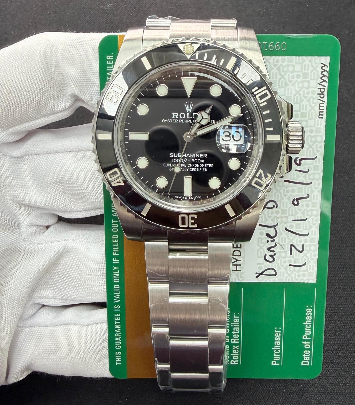 ROLEX SUBMARINER DATE 116610LN — view 3 — Laura Milman New York