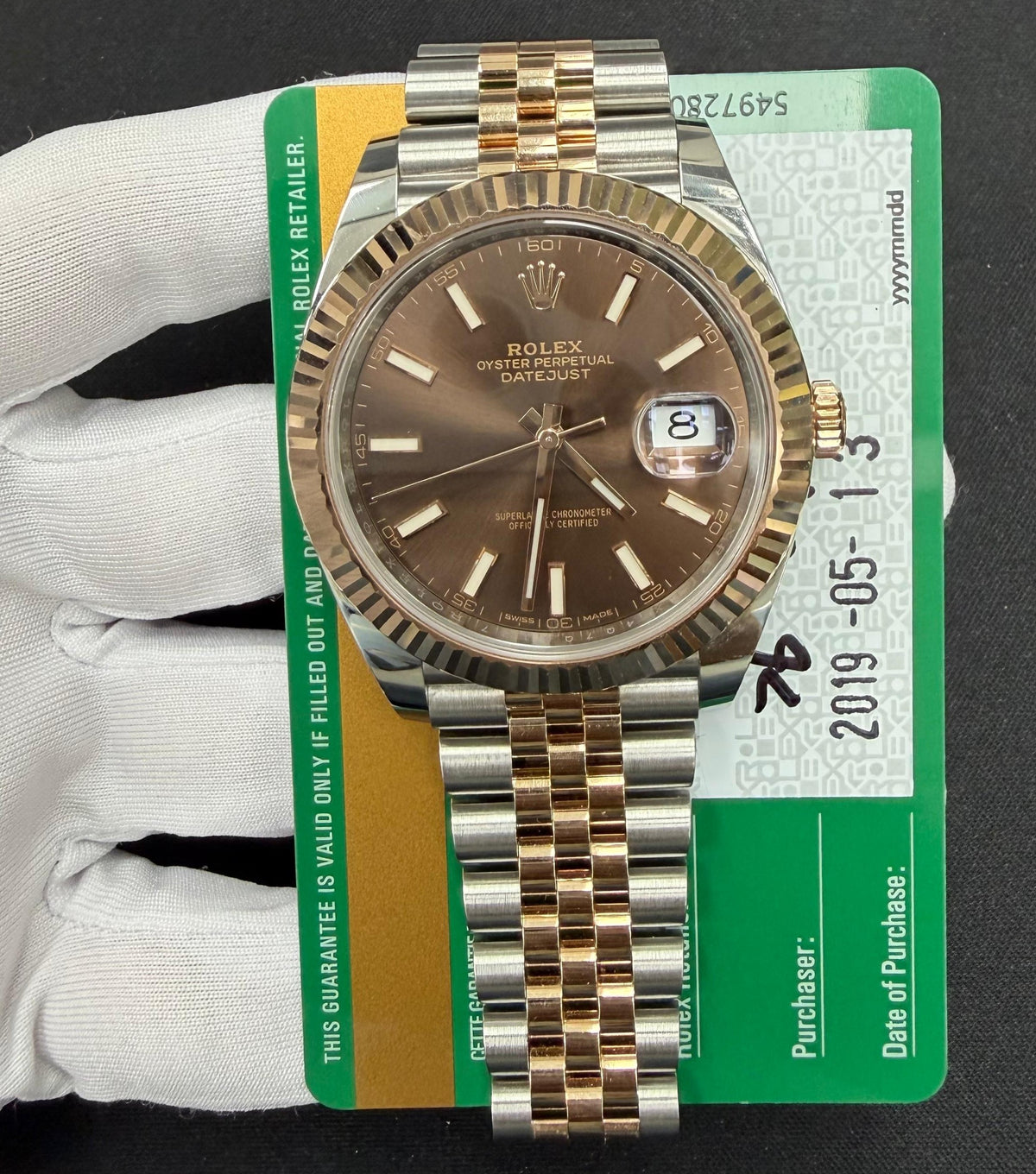 ROLEX DATEJUST 126331 — view 3 — Laura Milman New York