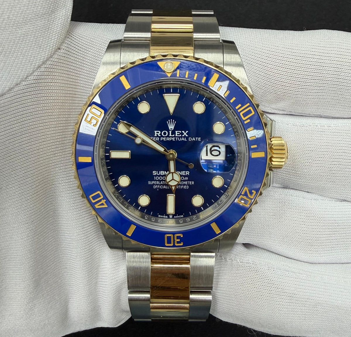 ROLEX SUBMARINER DATE 126613LB — view 2 — Laura Milman New York