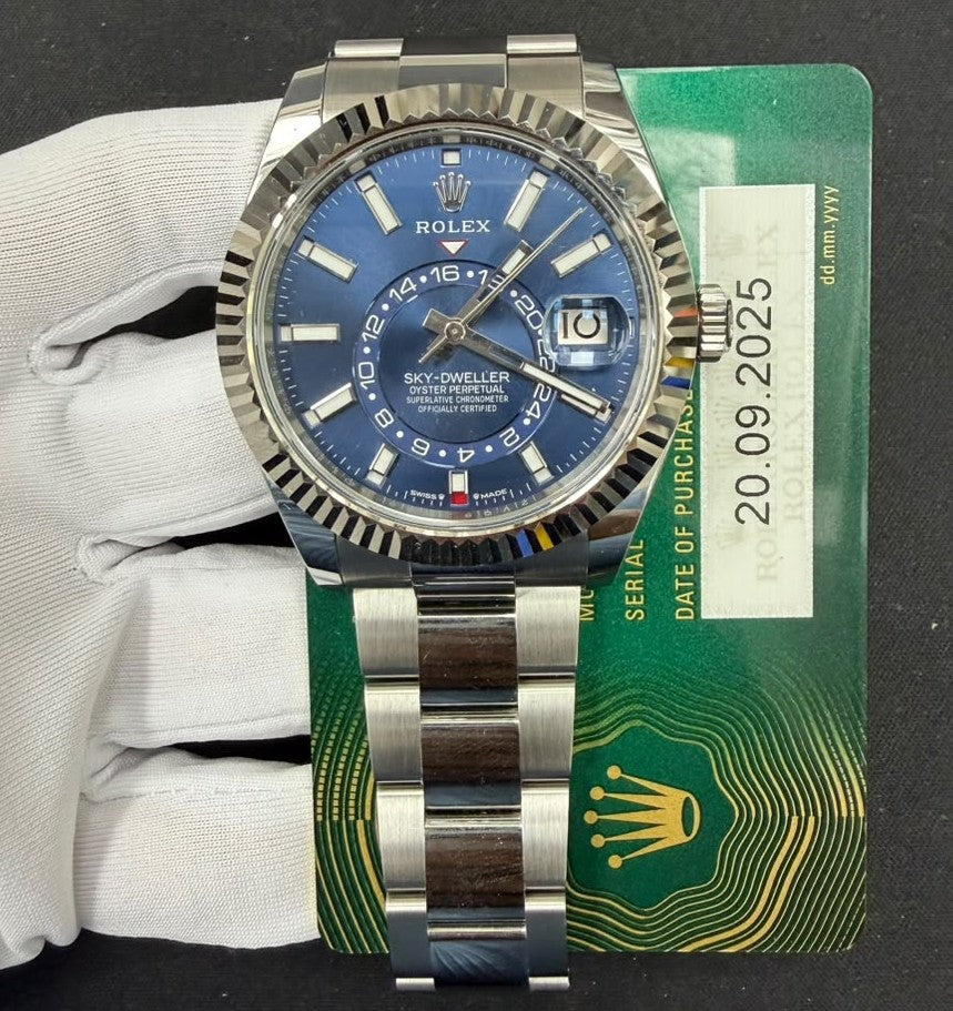 ROLEX SKY DWELLER 336934 — view 3 — Laura Milman New York