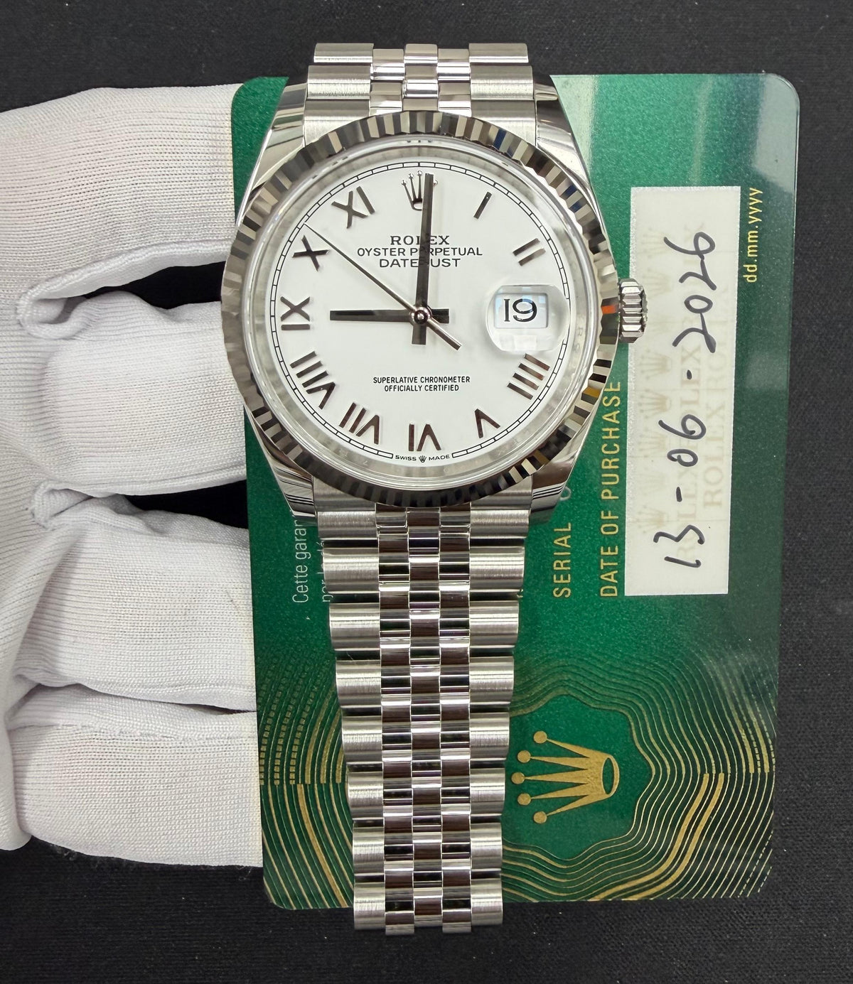 ROLEX DATEJUST 126234 — view 3 — Laura Milman New York