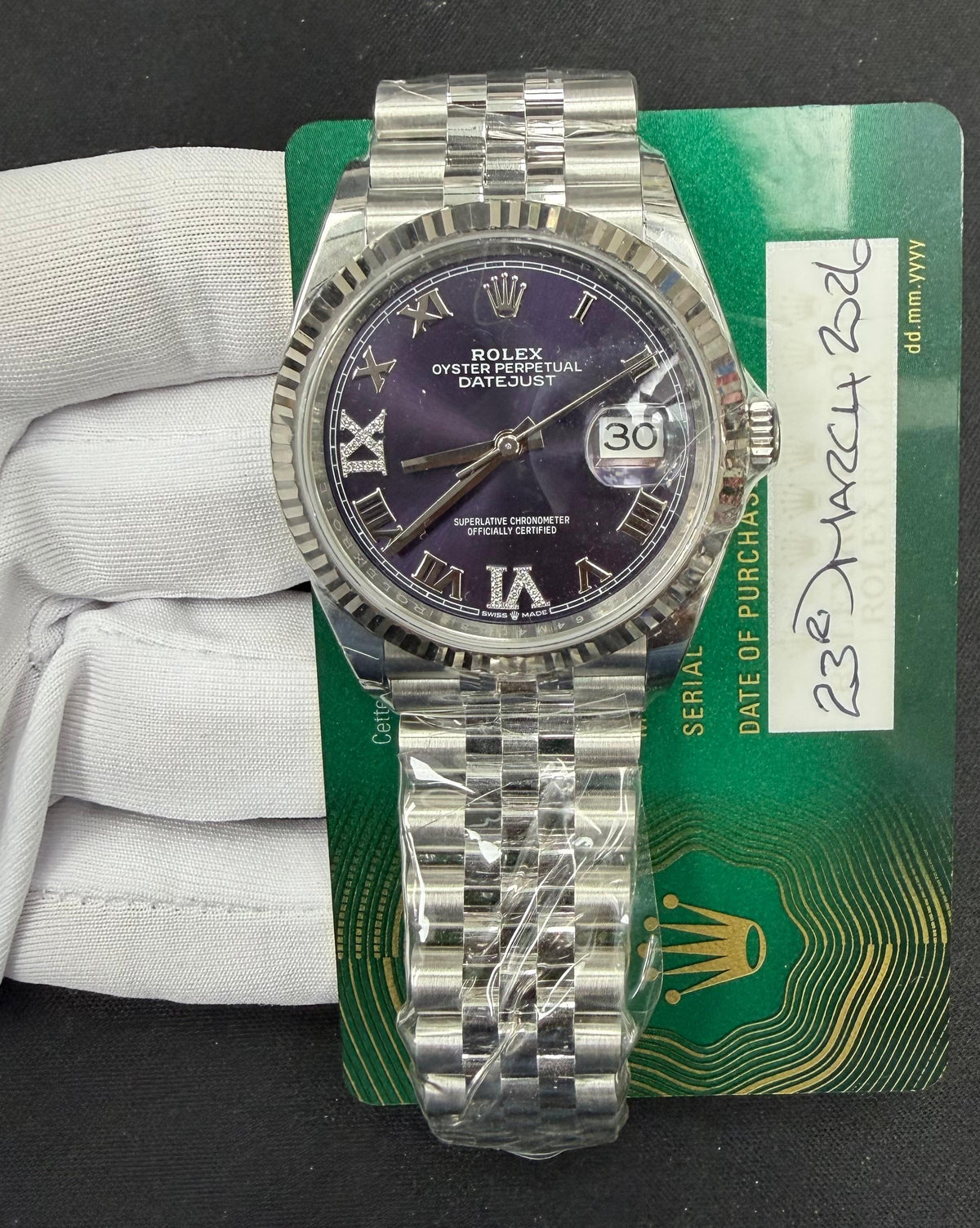 ROLEX DATEJUST 126234 — view 3 — Laura Milman New York