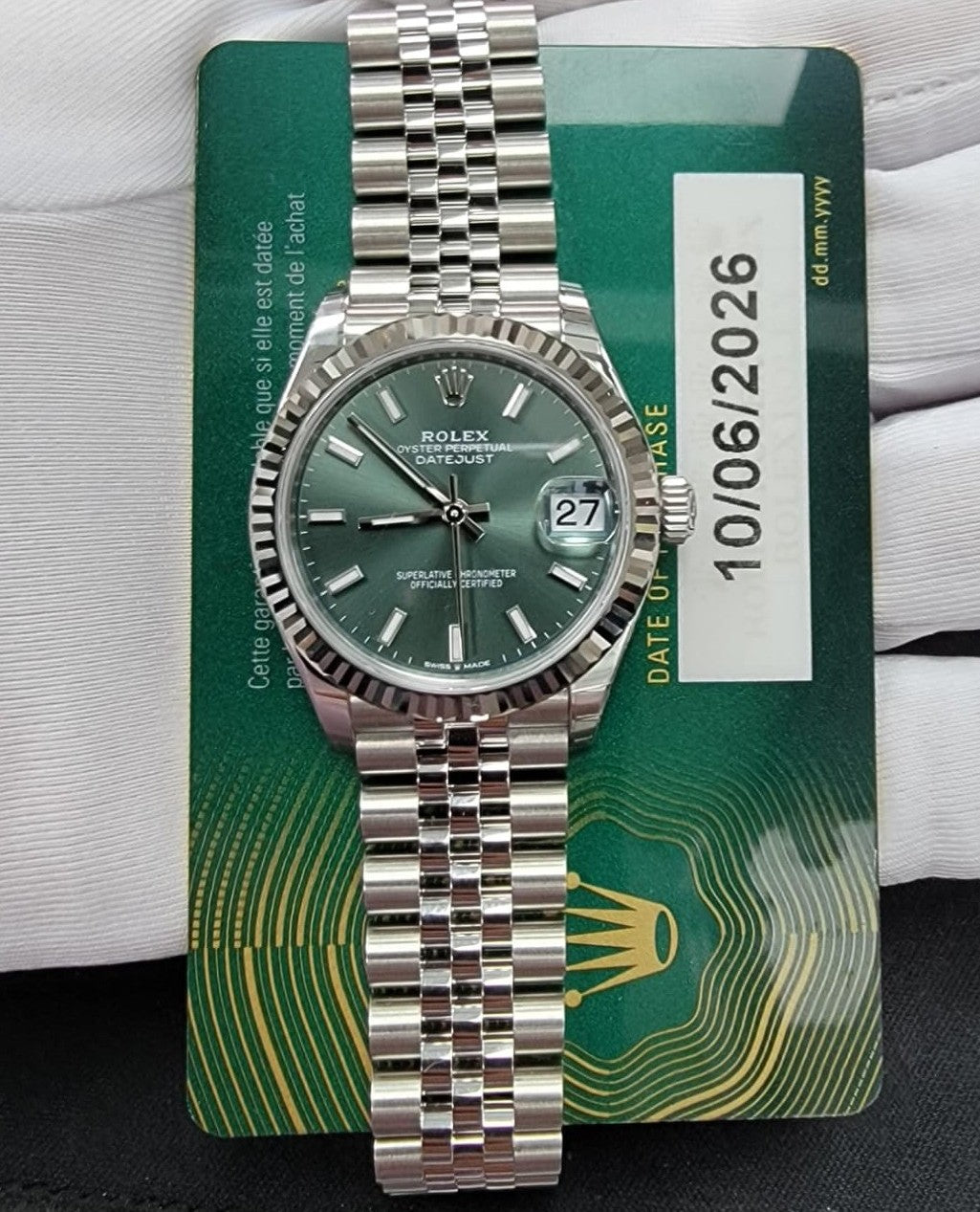 ROLEX DATEJUST 278274 — view 3 — Laura Milman New York