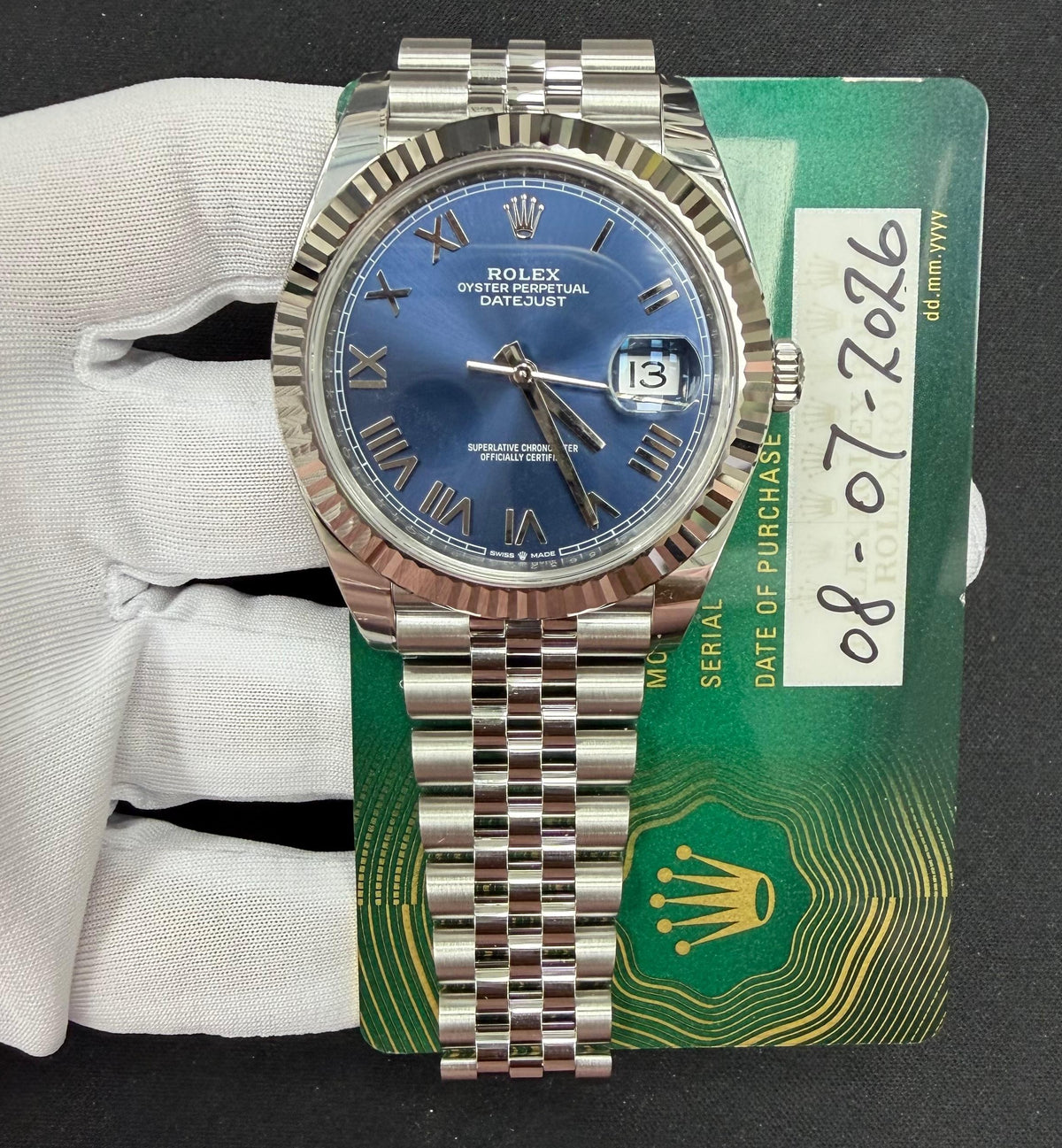 ROLEX DATEJUST 126334 — view 3 — Laura Milman New York