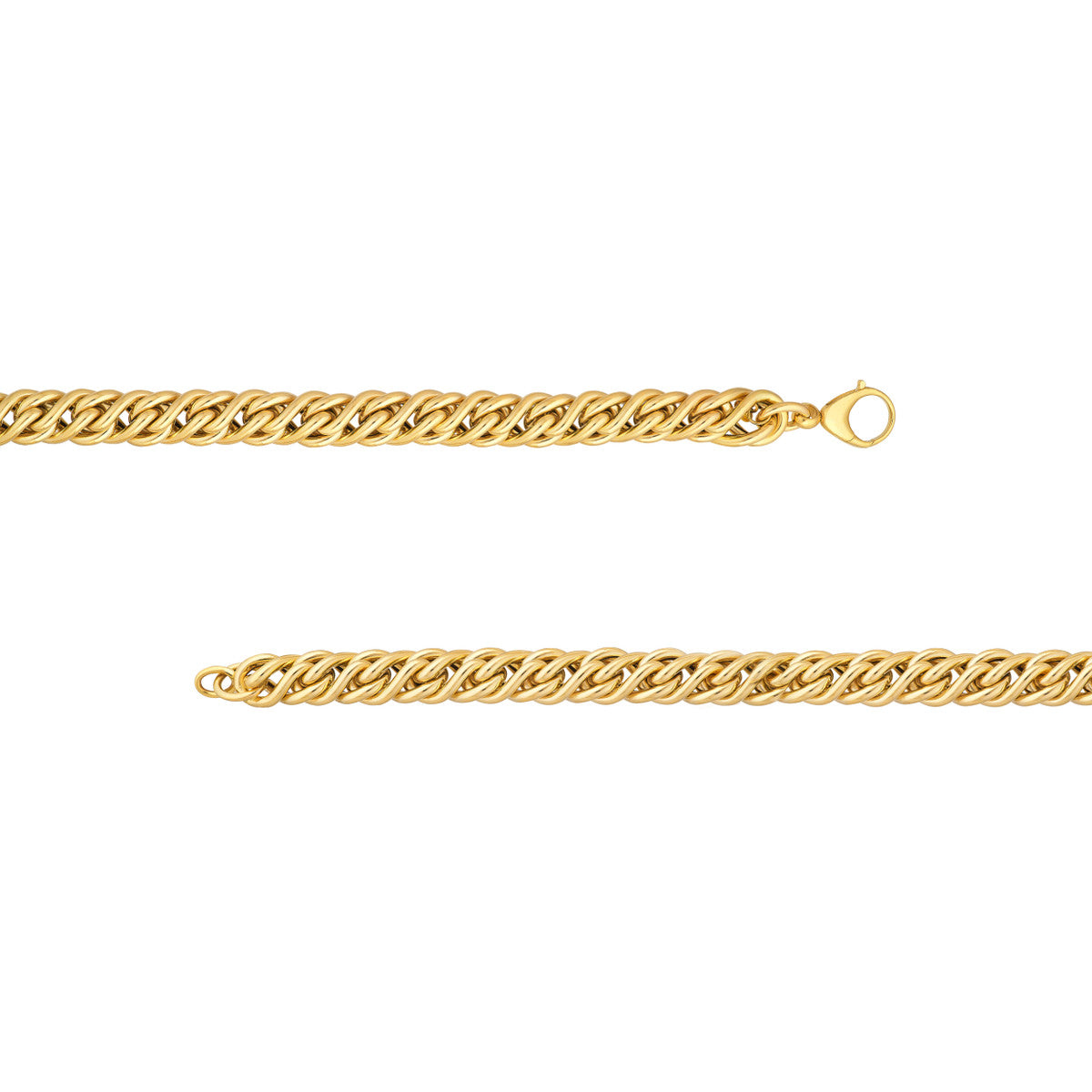14K Gold Link Chain Twisted Cable Chain