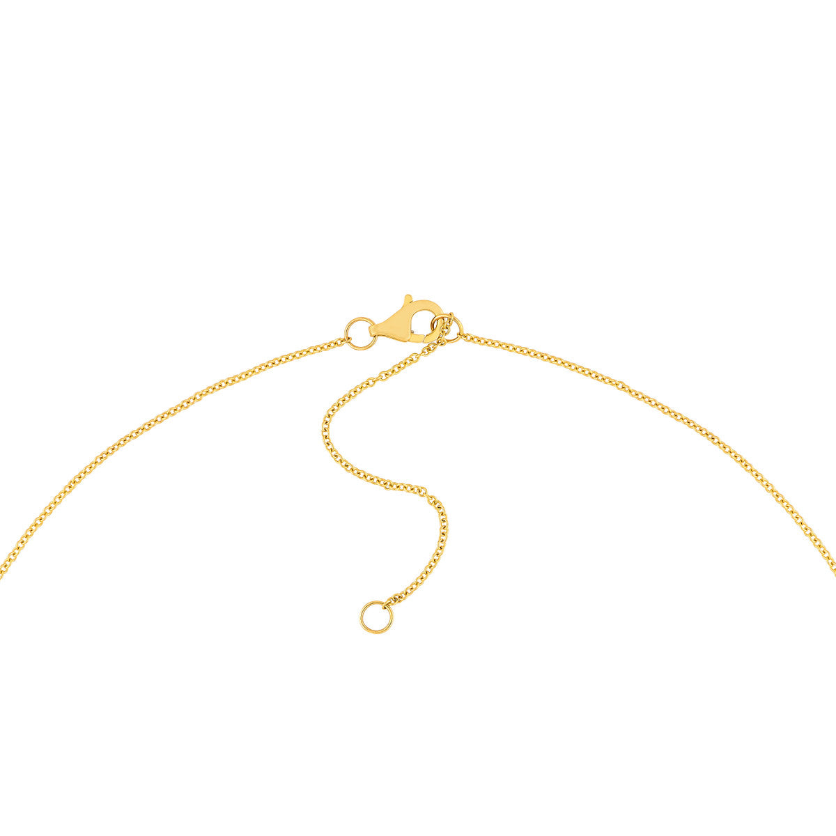 14K Gold Diamond Pendant Necklace Diamond Pave Rectangle Pendant Necklace